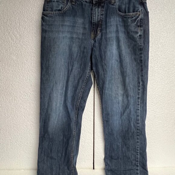 Vintage Tommy‎ Hilfiger Men 34 X 32 Relaxed Fit Blue Denim Medium Wash Jeans - Picture 1 of 7
